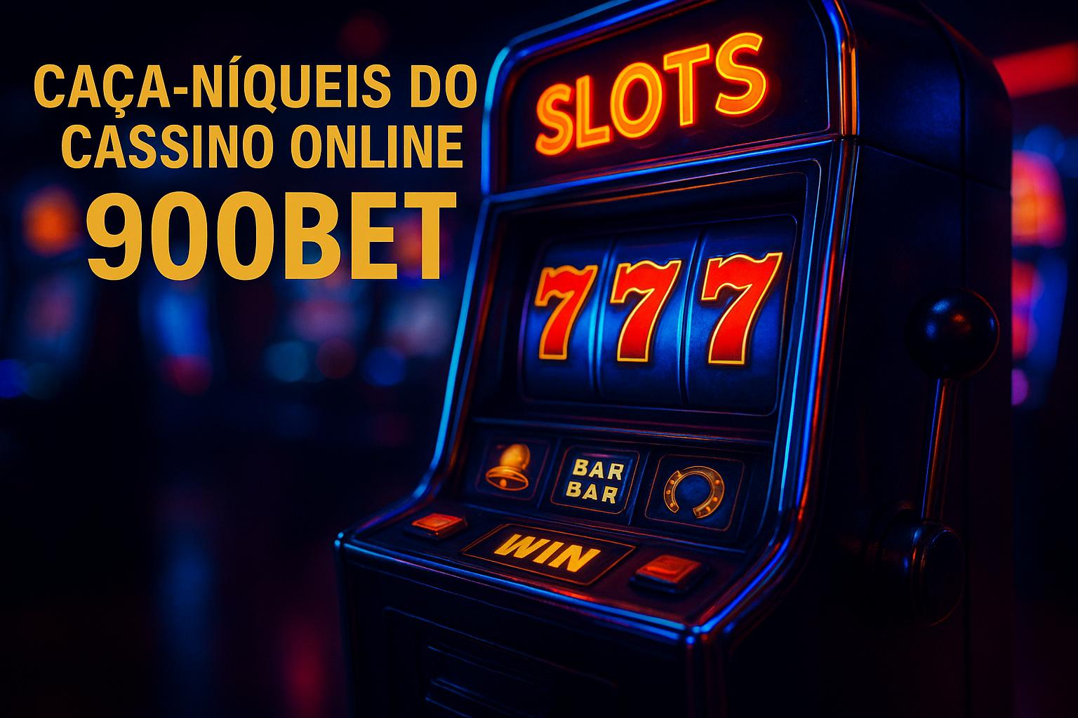 Explore o mundo das slot machines no 900BET Casino